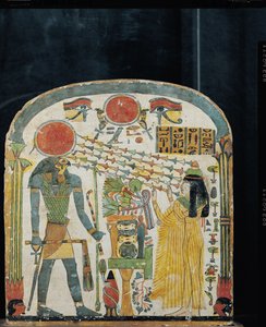 Stele della Signora Taperet davanti a Re-Horakhty, c.1000 a.C.